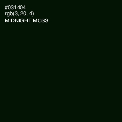 #031404 - Midnight Moss Color Image